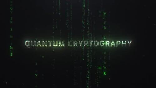 Quantum Cryptography Words On The Matrix Background