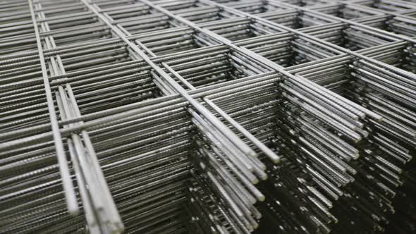 This Image Shows a Closeup of a Metal Grid Structure Highlighting Its ...