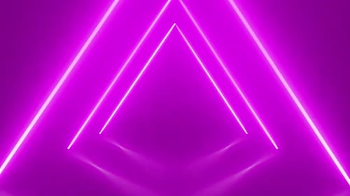 Looping Violette Neondreiecke
