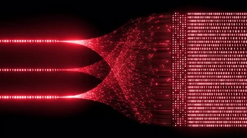 Rede neural para tecnologia artificial de Big Data e ilustração de ciência de dados. plano de fundo