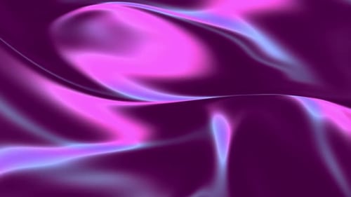 Abstract Fluid Pink Purple Iridescent Flowing Background