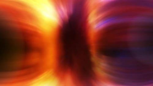 Abstract Glowing Energy Tunnel Motion Background Loop