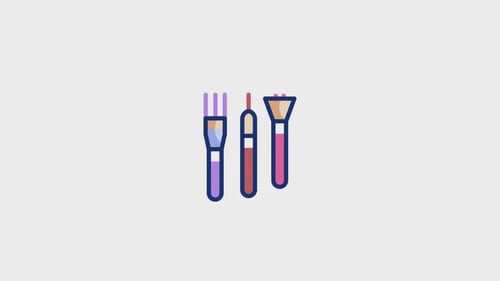 Brushes Animated Icon V3