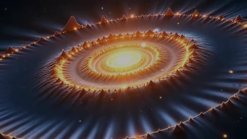 Smooth Dollyin Movement Towards The Center Space