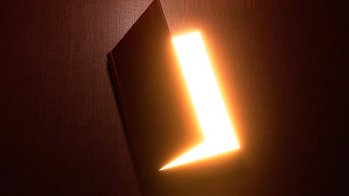 Holy Bible book on table.