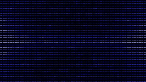 4K Cyberspace Digital Network | Visualisierung verbundener Datenknoten | Technology Grid Loop