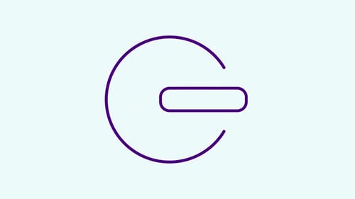 Animated Minimalist Power On Off Button Icon Toggle