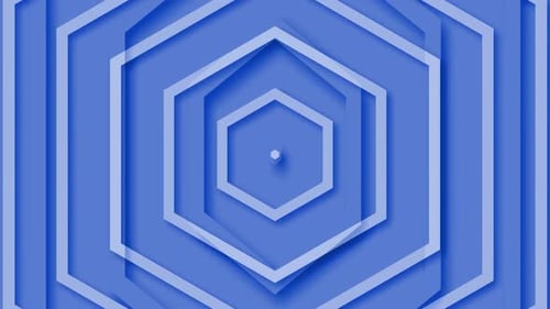 Fond d'écran 3D avec mouvement hexagonal