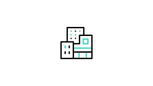 Icono animado Building Line