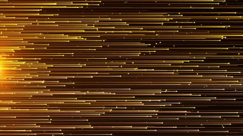 Loop de fundo abstrato de partículas douradas V2