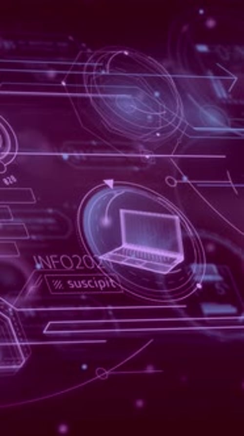 Network Data Flow in Infographics in 3D Space