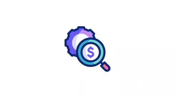 Cost Effectiveness Animated Alpha Icons , Elements Motion Graphics ft ...