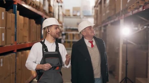 handsome man in work uniform with a planet conducting a field trip. composition of an elderly man in