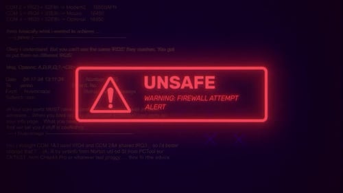Unsafe Sign Attention Grabbing Video