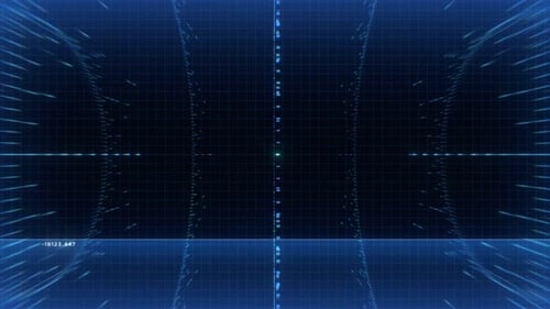 Radar Style & Tech Hud-Bildschirm 01