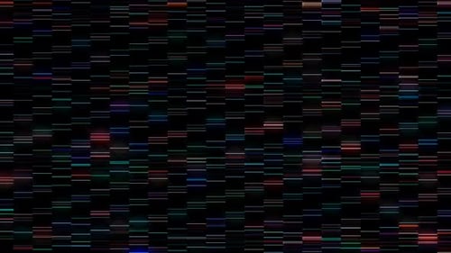 Colorful Glitch Lines Background Animation