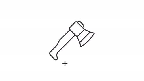 axe animated icon illustration motion graphic design video