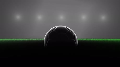 Soccer ball at the stadium. Football.