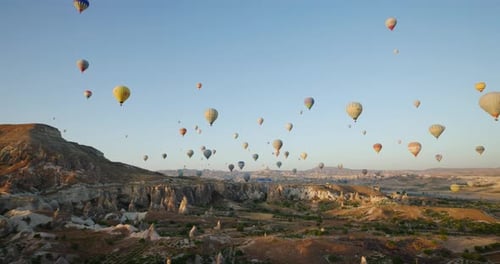 Majestic Hot Air Balloons in Cappadocia, Turkey