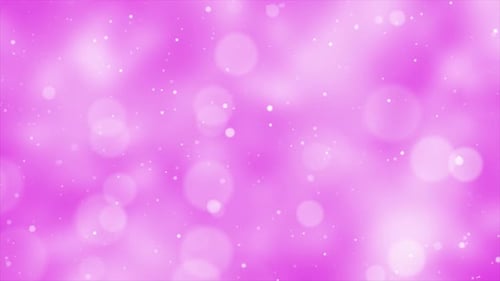 Pink Blurred Particle Bokeh Background Loop V5
