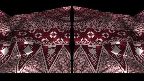 Indonesia Ethnic Silk Pattern Cloth Fabric Songket Minang Minangkabau Padang Maroon Alpha Channel