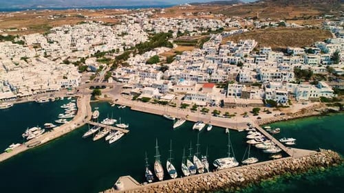 Aerial Shot of Greece Island