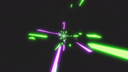 3d animation abstract background of flying through the fantasy light tunnel