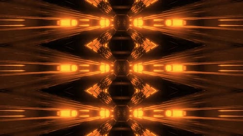 Vibrant Psychedelic Tunnel Motion Graphics