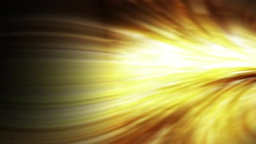 Dark yellow glowing tunnel motion background