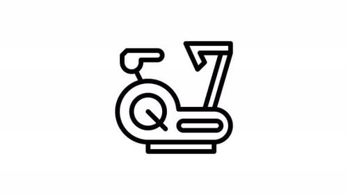 Animation des Fahrradlinien-Icons