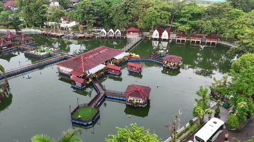 Aerial Floating Resto Sleman