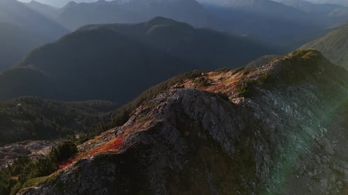 Breathtaking Aerial Drone Shot of 5040 Peak, BC | Cinematic Mountain Footage
