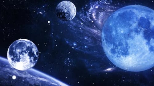 Ein Flug durch das Sonnensystem anhand der acht Planeten und des Asteroidengürtels 3D-Illustration