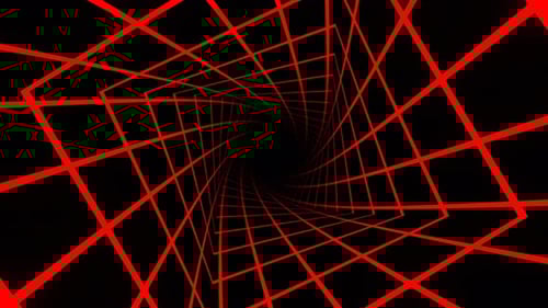 Red Moving Bright Elements Background Vj Loop In 4K