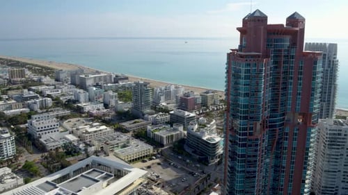 Miami Beach Flyover By Aerial Drone