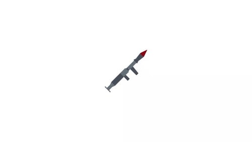 Grenade Launcher Bazooka Icon Animation