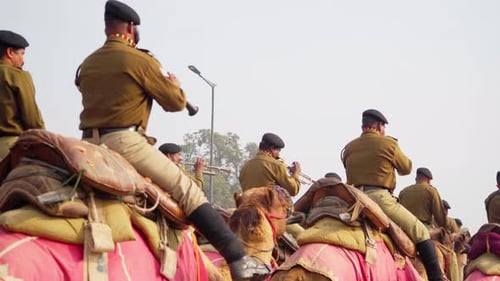 Indian Army Marching on Camel for Republic Day Parade