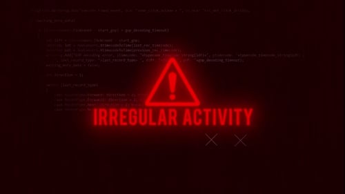 Digital Glitch Warning for Irregular Activity