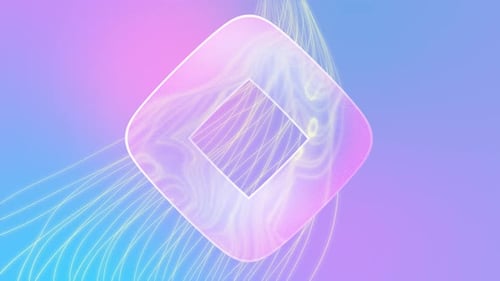 Shiny Color Abstract Loop Background