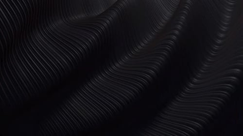 Abstract Dark Flowing Waves Seamless Loop Background