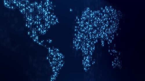 circuit World map 4K