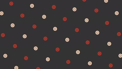 Animated Geometric Circles Subtle Looping Pattern Background