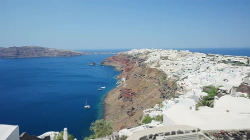 Santorini caldera and Oia village, Greece