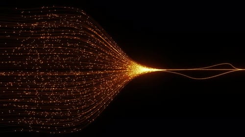 AI Training Dataset optical fiber High-Speed data transfer AI network technology abstract background