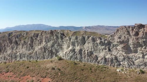 Aerial View Of Cliffs And Mountains 3