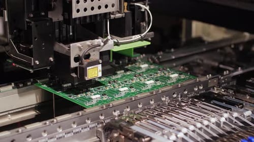 Automated Assembly Line for Electronics Manufacturing