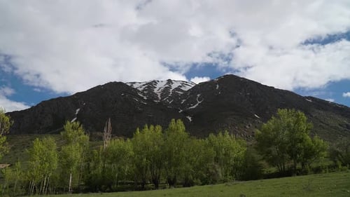 Mountains Clouds Time Lapse