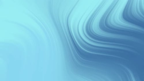 Abstract Fluid Blue Waves Background Animation
