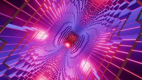 Crystal Lego Cubic Vj Loop Background For Party Disco 4K