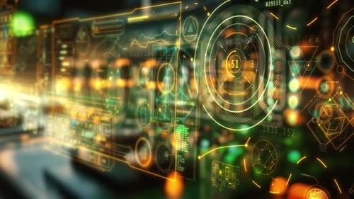 Visualización de análisis de datos e inteligencia empresarial en tiempo real